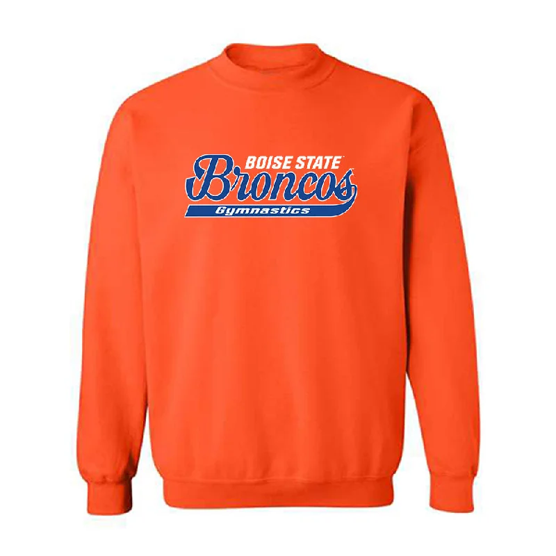 Boise State - NCAA Women's Gymnastics : Mahleea Werline - Crewneck Sweatshirt Classic Shersey Zip Hoodie Drawstring Kangaroo Pocket