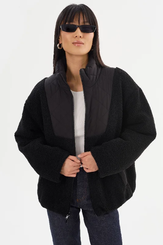 HADLEY | Reversible Sherpa Jacket Denim Jacket Leather Jacket Suede Jacket