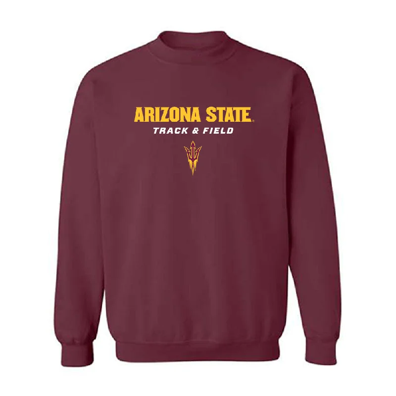 Arizona State - NCAA Women's Track & Field : Lauren Brown - Classic Shersey Crewneck Sweatshirt Hoodie with Hem Elastic Stretchable Comfortable