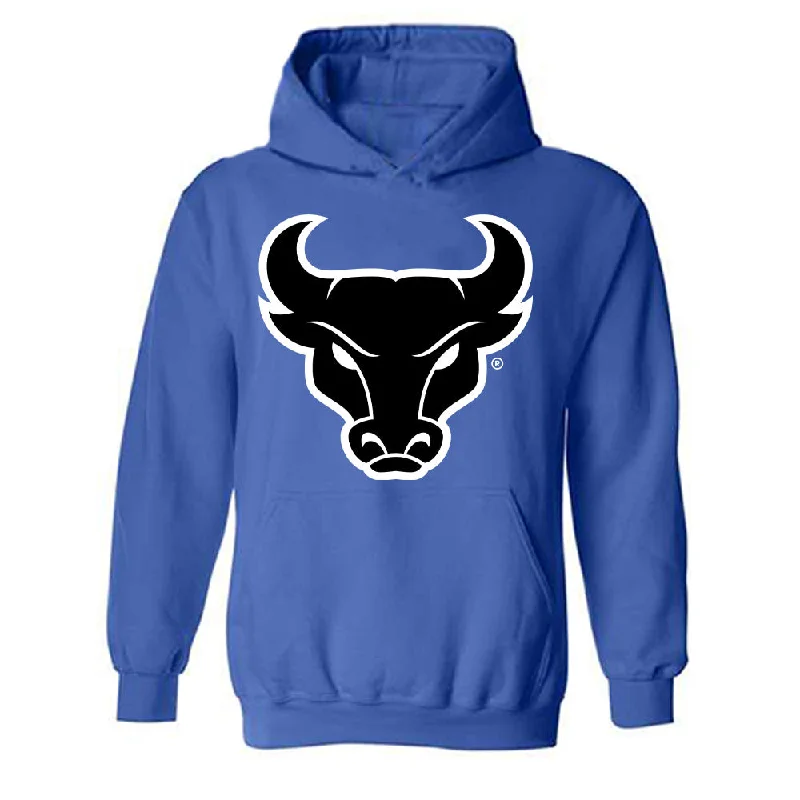 Buffalo - NCAA Women's Track & Field : Loretta White - Hooded Sweatshirt Hoodie with Tied Waist Feminine Flattering
