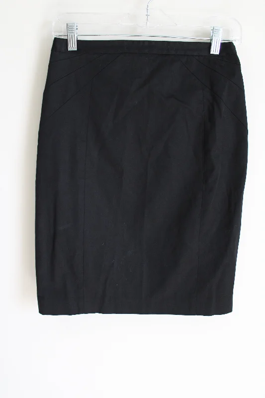 Express Deign Studio Black Fitted Skirt | 0 spandex blend skirt