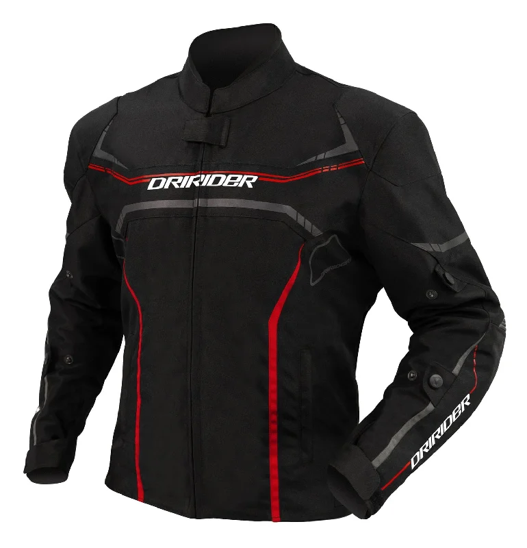 Dririder Origin Jacket -Black Red Mesh Jacket Canvas Jacket Denim Jacket