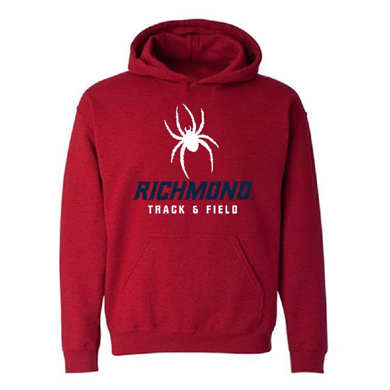 Richmond - NCAA Women's Track & Field : Charlotte Hudson - Hooded Sweatshirt Hoodie with Illustration Artistic Creative