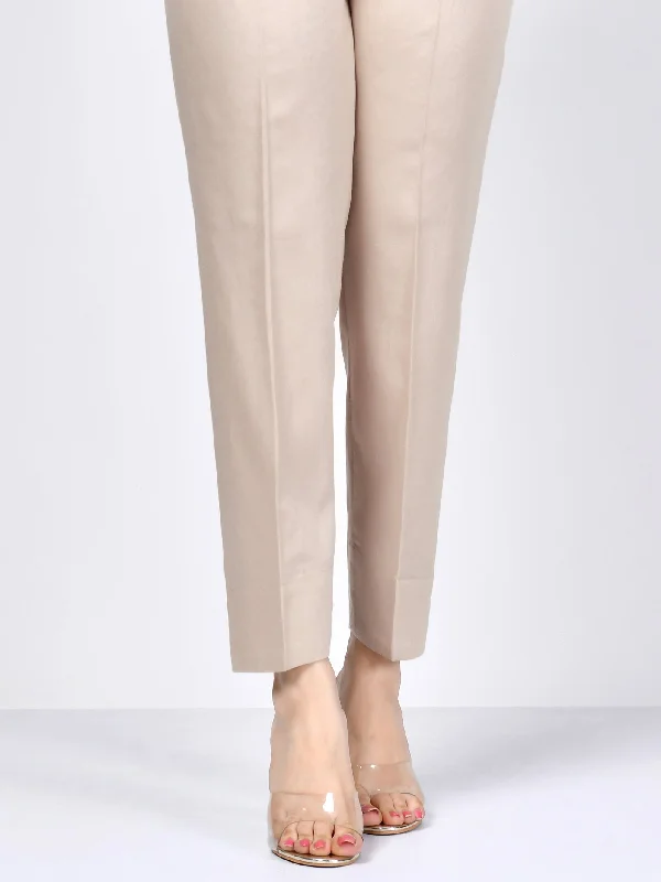 Straight Trouser-Light Beige Trousers cozy comfortable