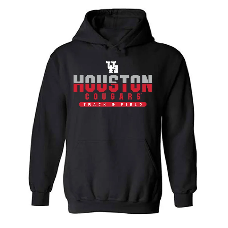 Houston - NCAA Women's Track & Field : Sydney Freeman - Classic Shersey Hooded Sweatshirt Hoodie with Drop Shoulder Relaxed Streetwear