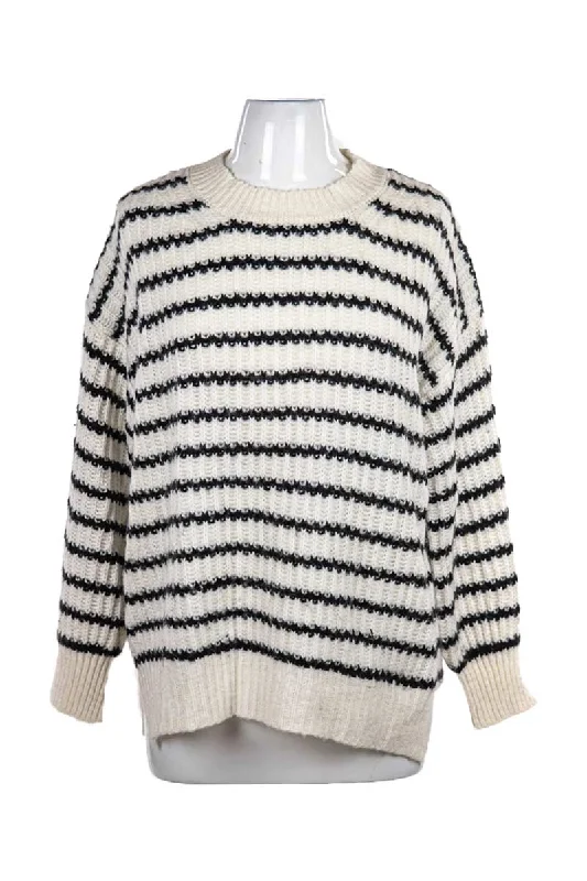 For The Republic Sweater Notch Collar Peter Pan Collar Cowl Neck