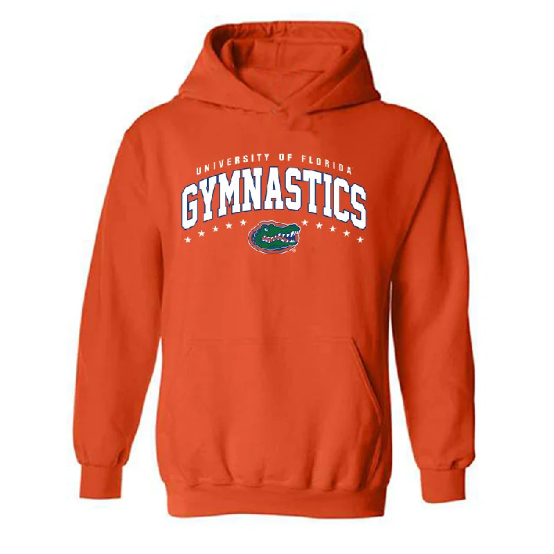 Florida - NCAA Women's Gymnastics : Alyssa Arana - Classic Fashion Shersey Hooded Sweatshirt Hoodie with Cropped Fit Short Trendy