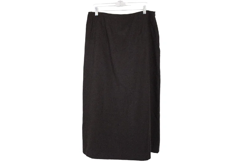 Harve Benard Holtzman Brown Wool Skirt | 16 wool skirt warm