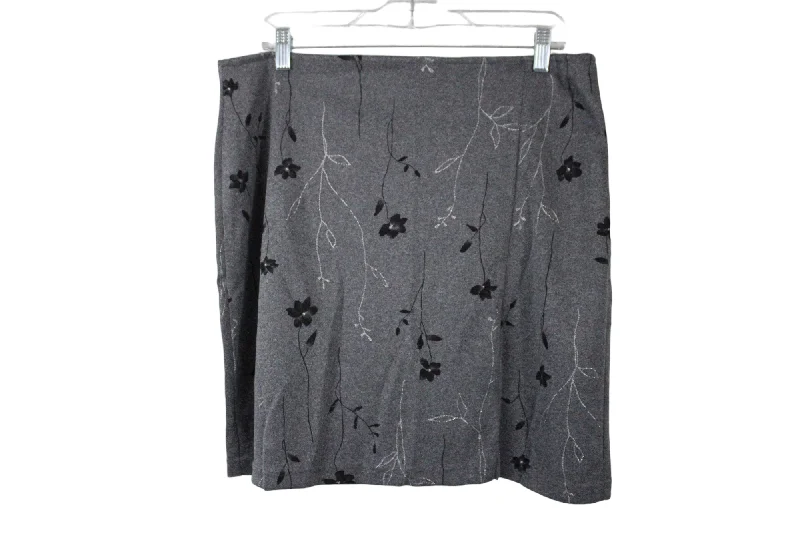 Fashion Bug Gray Skirt | XL mini skirt trendy