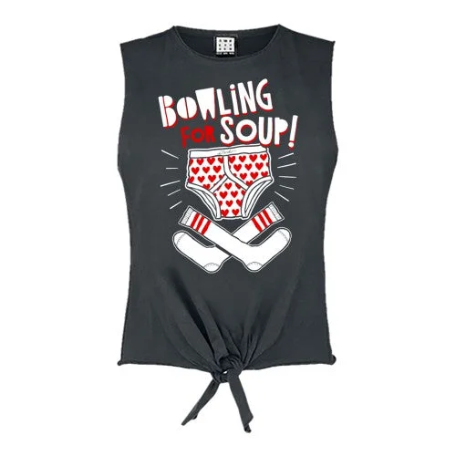 Amplified Womens/Ladies Pants And Socks Bowling For Soup Sleeveless Tank Top modal blend tank