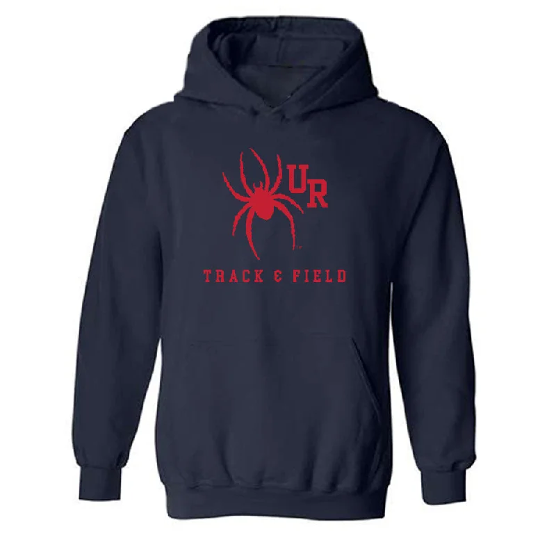Richmond - NCAA Women's Track & Field : Charlotte Hudson - Hooded Sweatshirt Hoodie with Typography Text Message