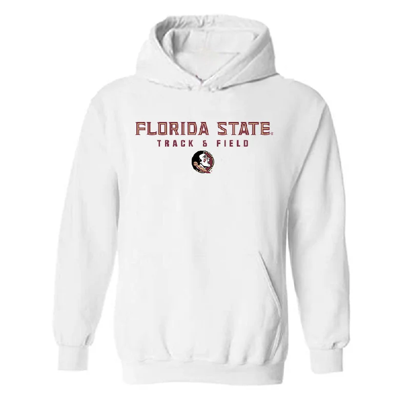 FSU - NCAA Women's Track & Field : Isabella Madaffari - Generic Shersey Hooded Sweatshirt Hoodie with Logo Branding Identity