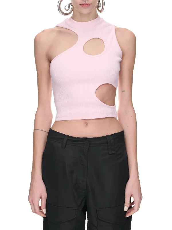 Cell Tank Top (S23-RTW-016-ORGANIC-JADE) activewear tank top