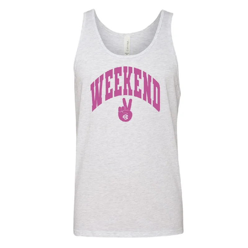 Monogrammed 'Weekend' Premium Tank Top sexy tank top