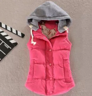 rose red women vest