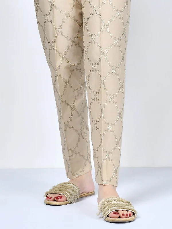 Embroidered Cambric Trouser Trousers luxurious premium