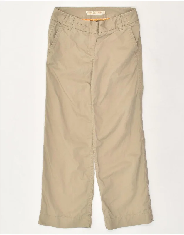 J. CREW Womens Broken In Straight Chino Trousers UK 4 XS W32 L29 Beige Trousers Modern Contemporary