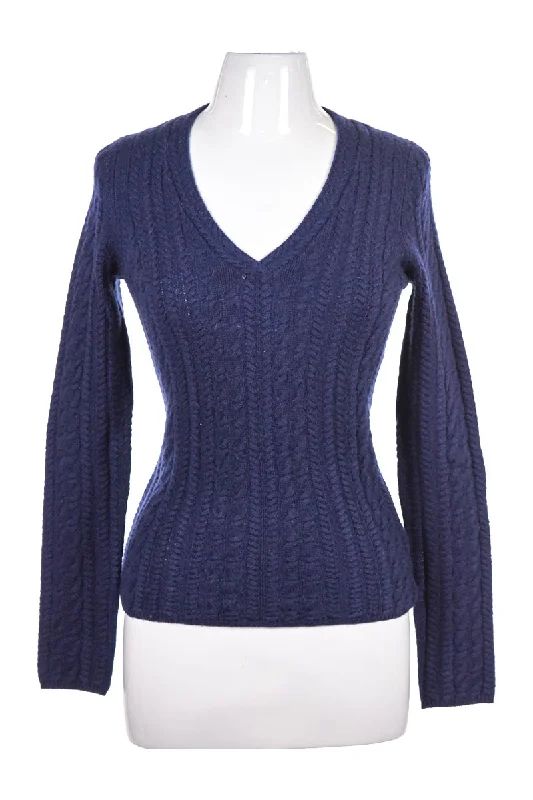 Neiman Marcus Sweater Spandex Blend Rayon Blend Denim Blend