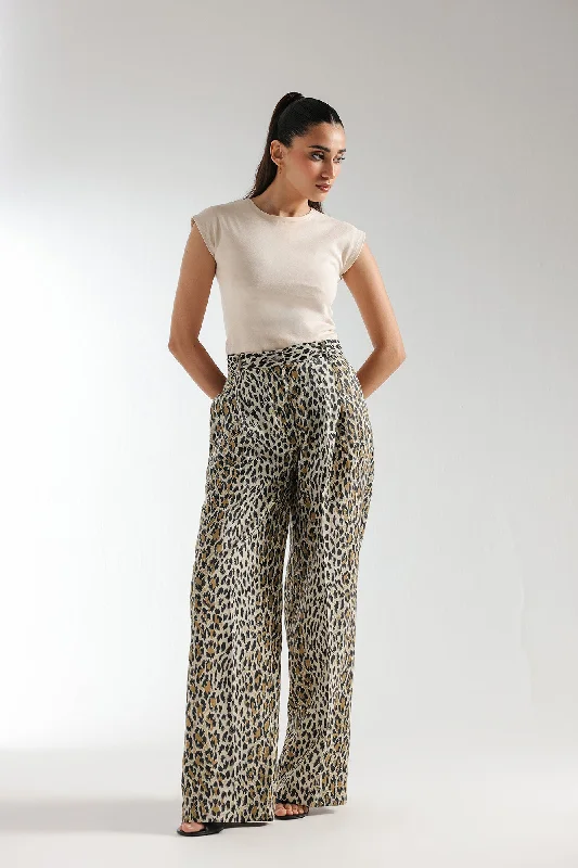 PRINTED TROUSER (E0218/119/523) Trousers Corduroy Warm