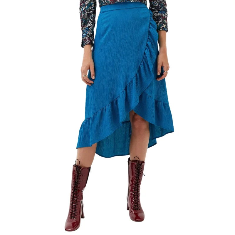 OXXO - Flounce Detailed Midi Skirt maxi skirt elegant