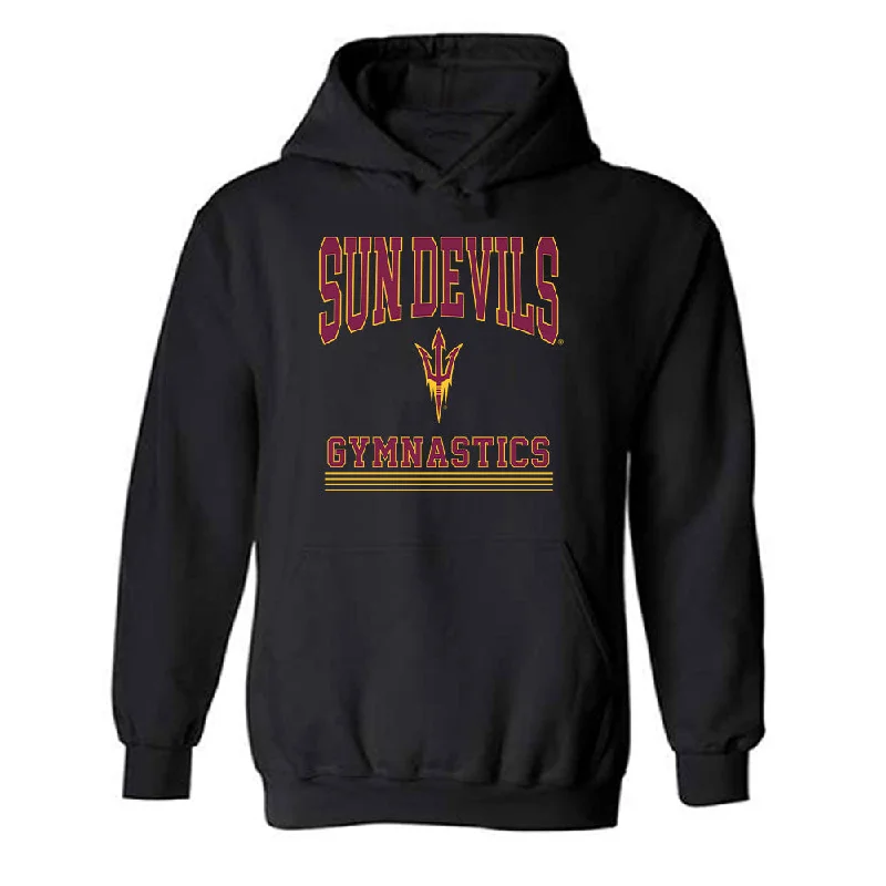 Arizona State - NCAA Women's Gymnastics : Halle Gregoire - Classic Fashion Shersey Hooded Sweatshirt Hoodie with Relaxed Fit Easy Casual