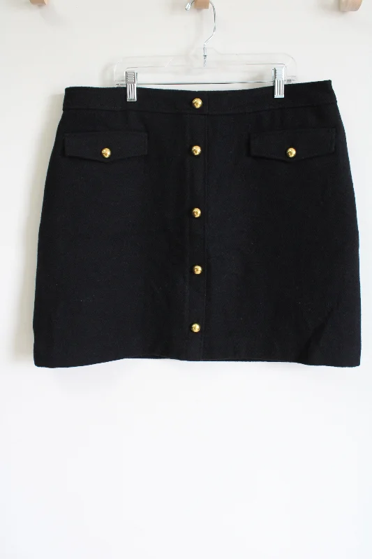 LOFT Black Mini Skirt | 14 slim fit skirt