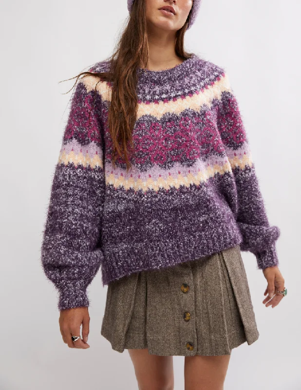 Festive Frost Sweater Tailored Straight A-Line