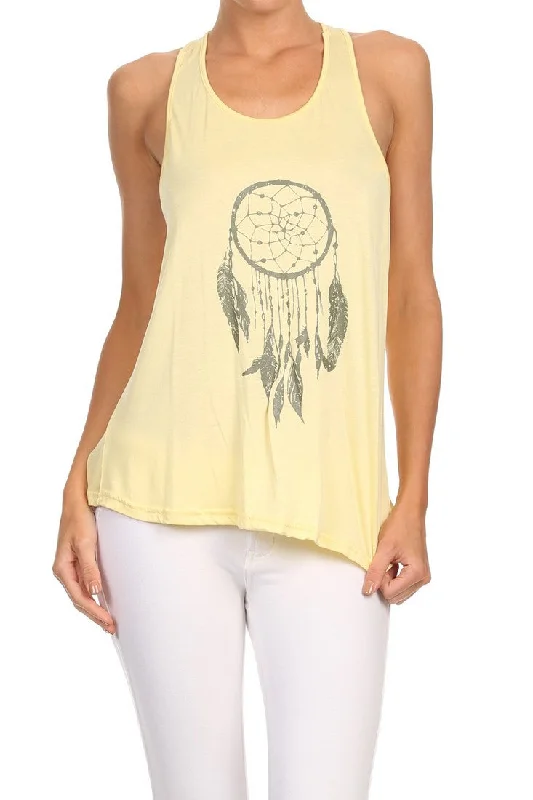 Rumi Dreamcatcher Tank sage tank top