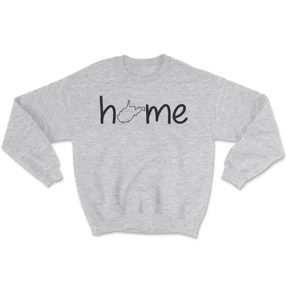 West virginia home sweatshirt Hoodie with Frayed Bohemian Relaxed