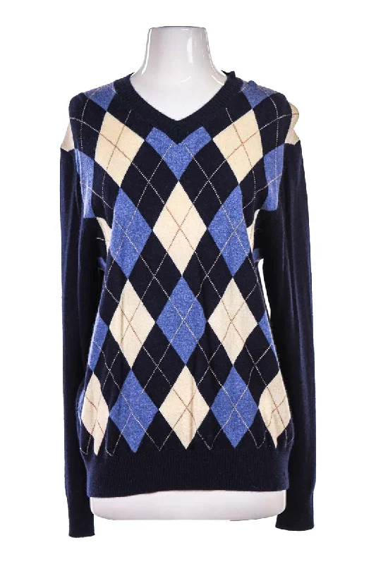 Richard Waithe Sweater Ribbed Striped Patterned