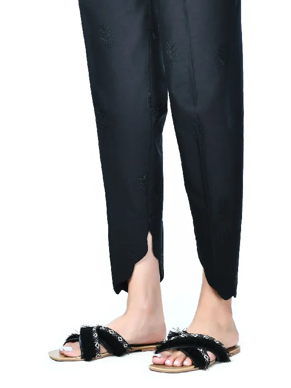 Embroidered Cambric Trouser Trousers Corduroy Warm