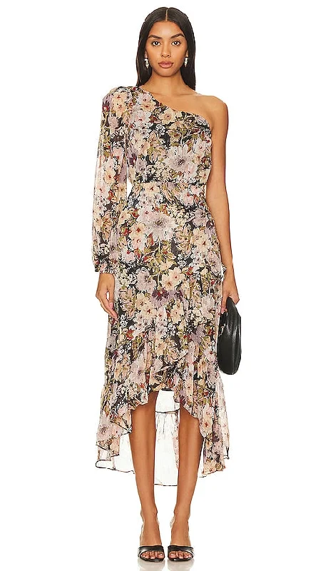 ASTR the Label Calista Dress in Taupe