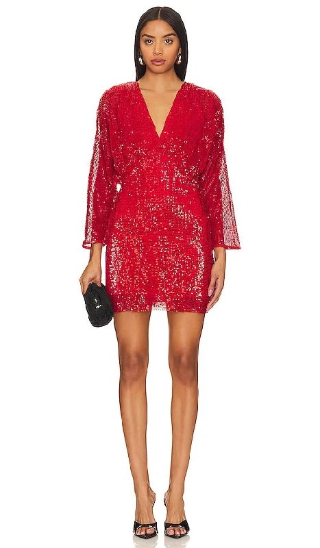 ASTR the Label Devika Dress in Red