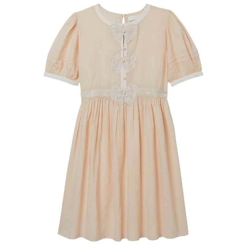 Constance Dress in Natural Blush by Faune