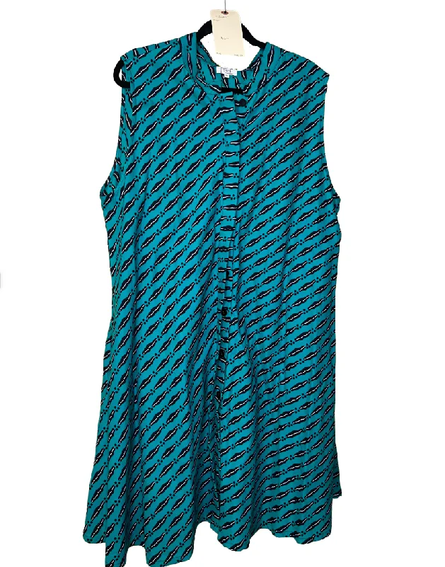 organic cotton printed dress - 2x