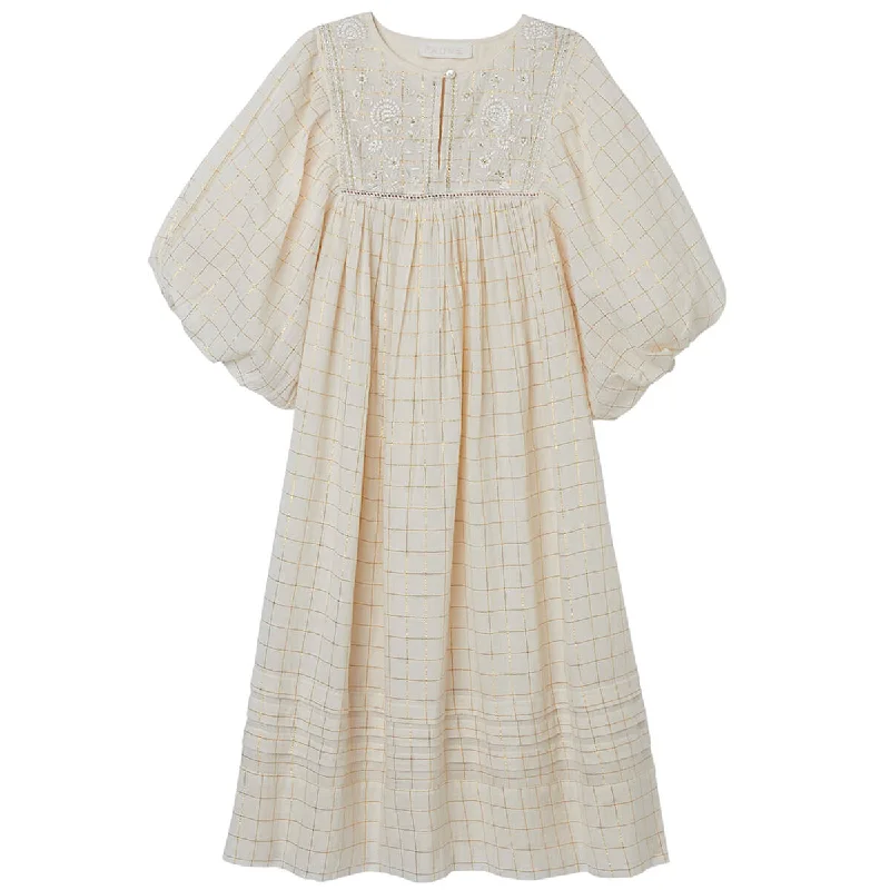 Jolie Dress in Oyster by Faune