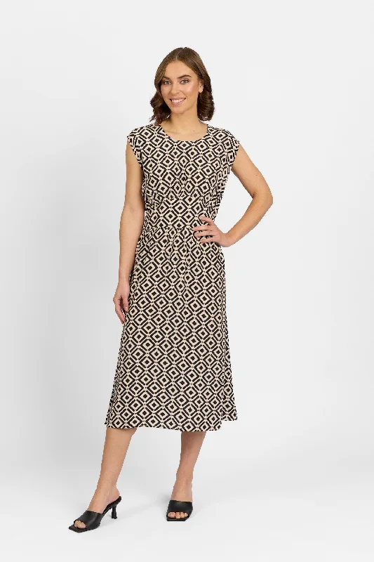 Knewe Global Dress - Theory Print