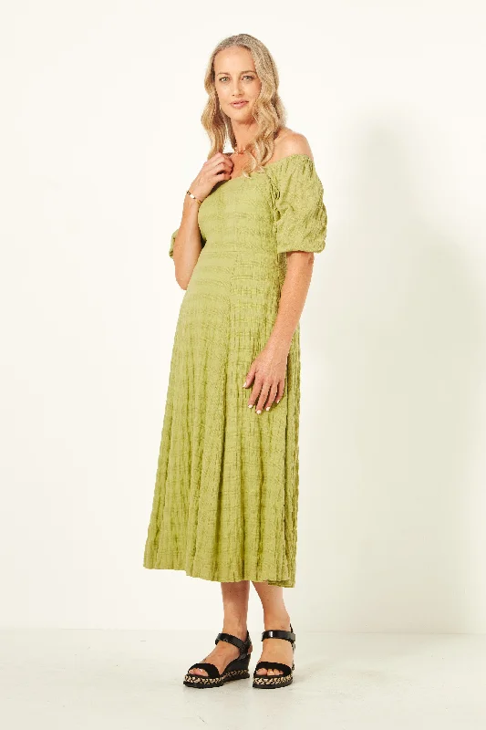 Lemon Tree Senita Dress - Avocado