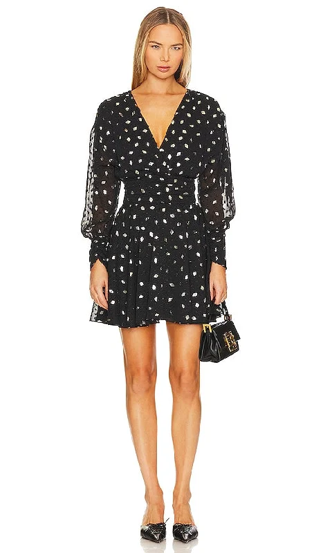 MISA Los Angeles Davie Dress in Black