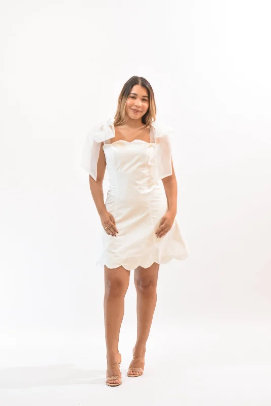 My Elegance Of The Day Dress White
