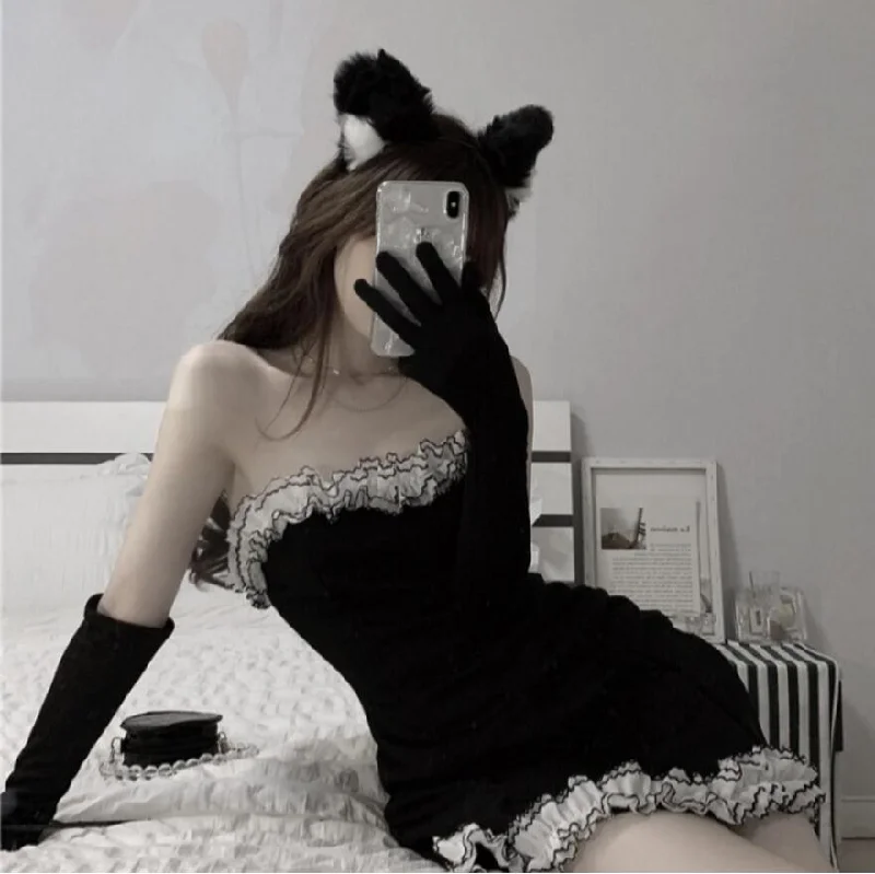 Cute lace dress suit yv30416
