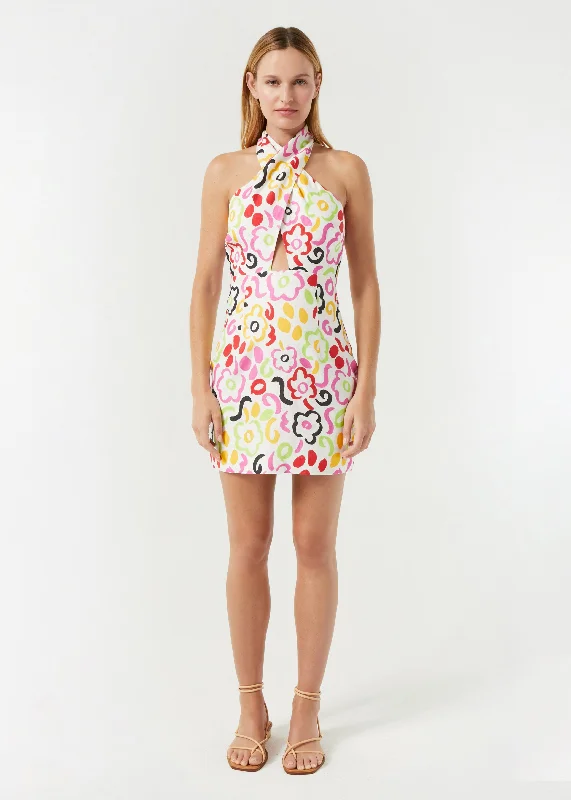 Linen Tali Dress | Painted Bloom