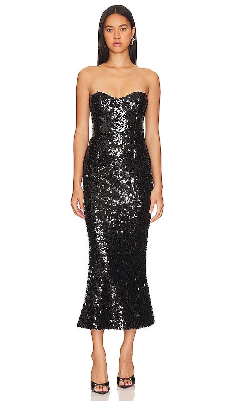 V. Chapman Betty Dress in Black