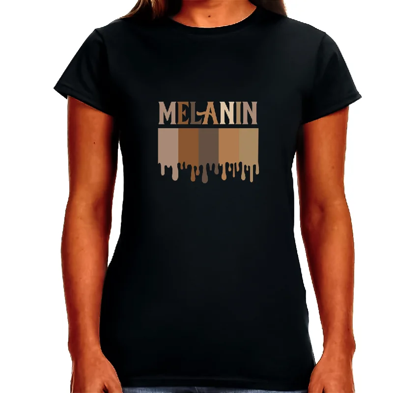 Juneteenth T-shirt for Women Freedom Day Womens Black Pride Melanin Tee Boxy Fit Fitted Loose
