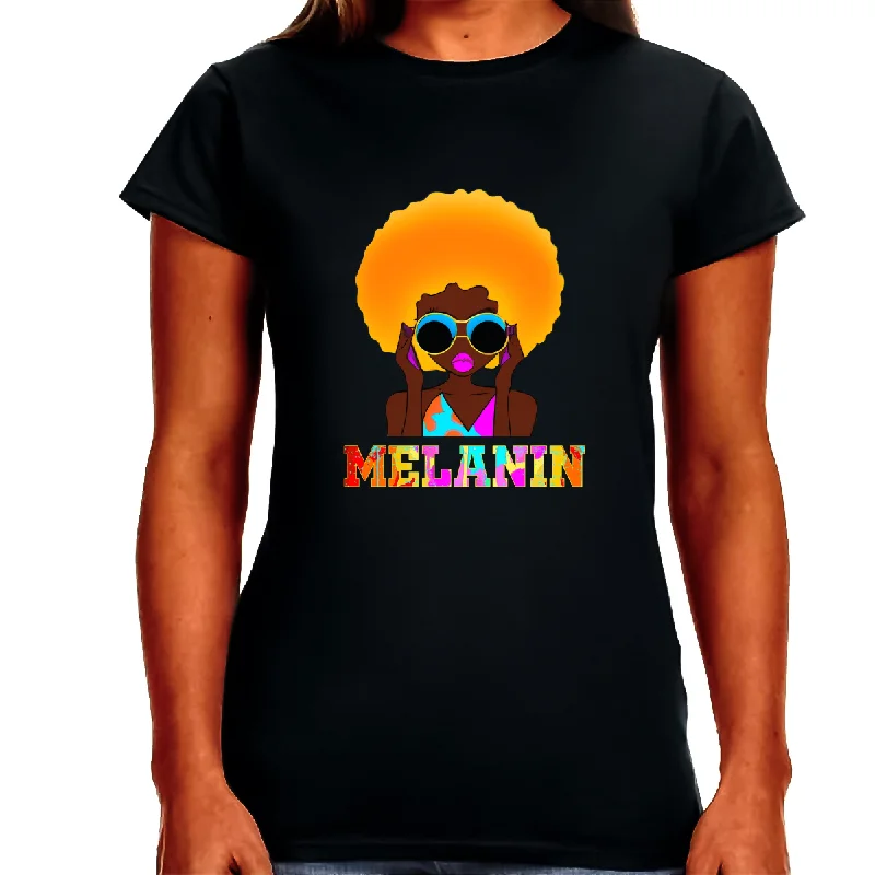 Juneteenth Black History T-shirt for Women Freedom Day Womens Black Pride Tee Plaid T-Shirt Polka Dot Checkered