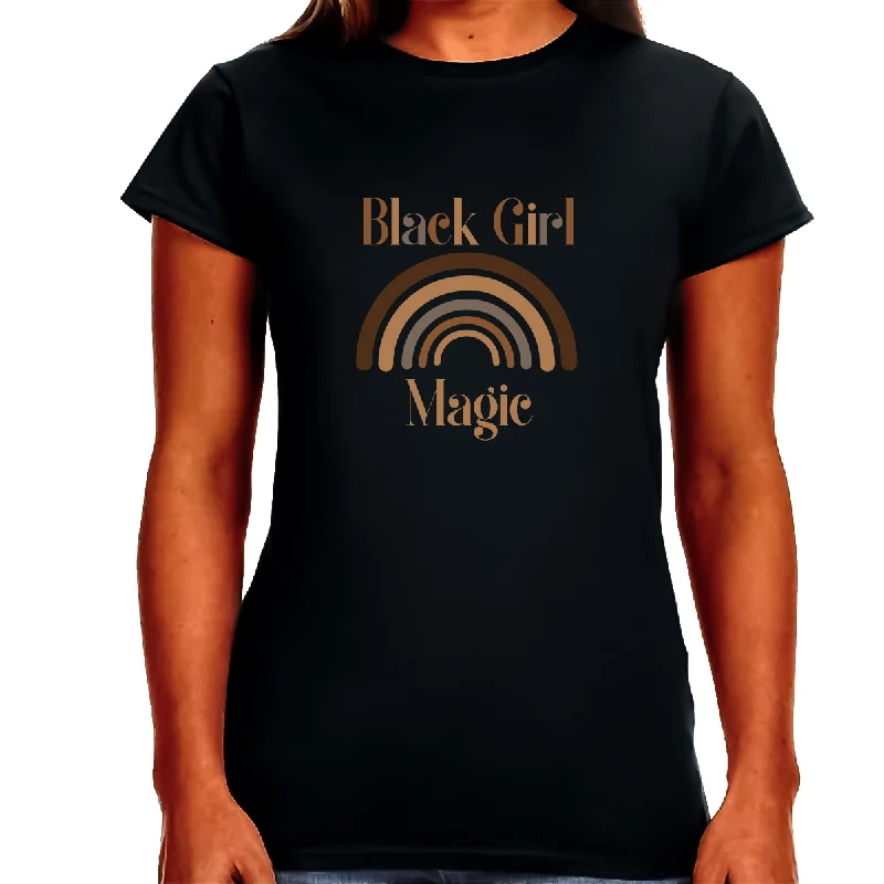 Black History T-shirt for Women Freedom Day Womens Black Pride Tee Fleece Nylon Spandex