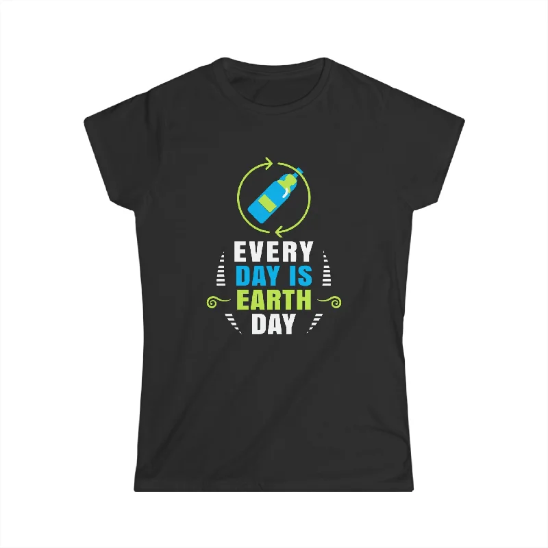 Climate Environment Earth Day Everyday Environmental Shirt Earth Day Womens Shirts Anti-Shrink Durable Soft