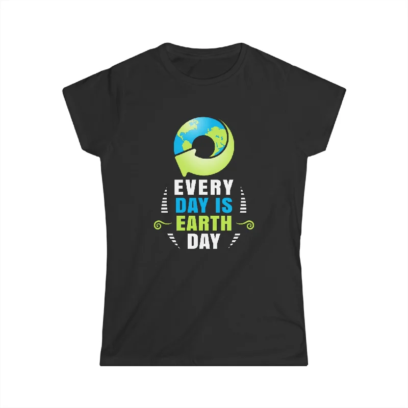 Climate Environment Earth Day Everyday Environmental Shirt Earth Day Womens Shirts Chenille Brocade Lace