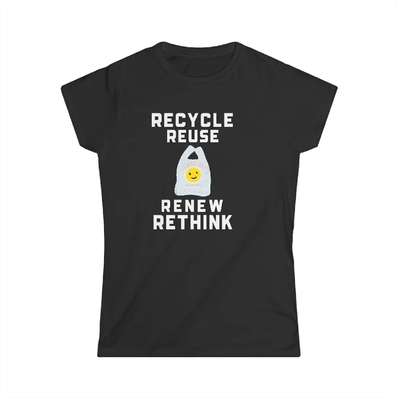 Earth Day Environment Logo Vintage Environmental Gift Environmental Symbol Women Shirts Notch Collar Peter Pan Collar Cowl Neck