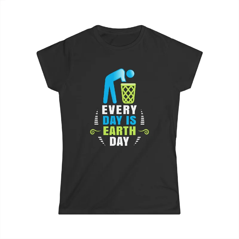 Earth Day Everyday Activism Earth Day Environmental Shirts for Women Cozy Warm Stylish